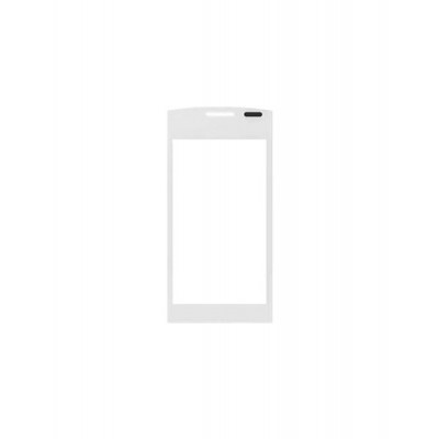 Replacement Front Glass For Nokia 500 White By - Maxbhi.com