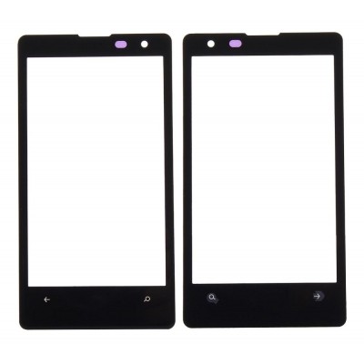 Replacement Front Glass For Nokia Lumia 1020 Black By - Maxbhi Com