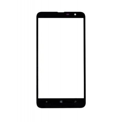 Replacement Front Glass For Nokia Lumia 1320 Black By - Maxbhi.com