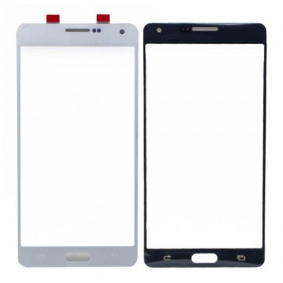 Replacement Front Glass For Samsung Galaxy A7 2015 White By - Maxbhi Com