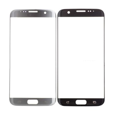 Replacement Front Glass For Samsung Galaxy S7 Edge Cdma Silver By - Maxbhi Com
