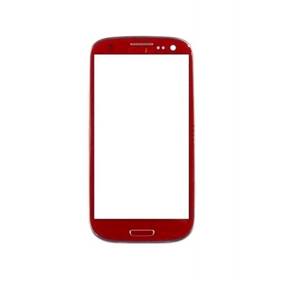 Replacement Front Glass For Samsung I9300i Galaxy S3 Neo Red By - Maxbhi.com