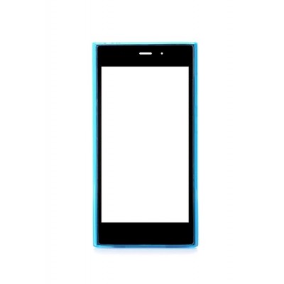 Replacement Front Glass For Xiaomi Mi 3 Blue By - Maxbhi.com