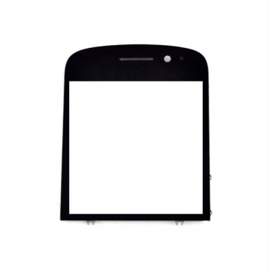 Replacement Front Glass For Blackberry Q10 Black By - Maxbhi.com