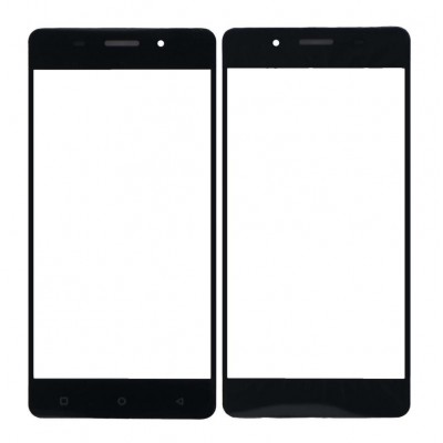 Replacement Front Glass For Gionee M5 Lite Black By - Maxbhi Com