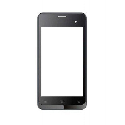 Replacement Front Glass For Lava Iris 405 Black By - Maxbhi.com
