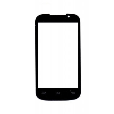 Replacement Front Glass For Micromax A63 Canvas Fun Black By - Maxbhi.com