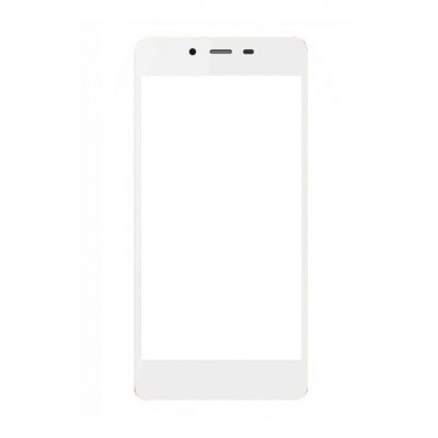 Replacement Front Glass For Micromax Canvas Sliver 5 Q450 White By - Maxbhi.com