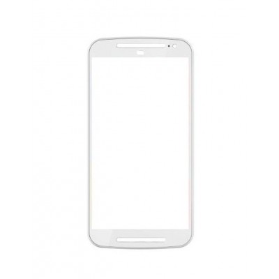 Replacement Front Glass For Motorola Moto G 2nd Gen White By - Maxbhi.com