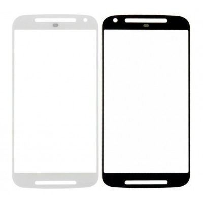 Replacement Front Glass For Motorola Moto G 2nd Gen White By - Maxbhi Com
