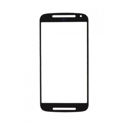Replacement Front Glass For Motorola Moto G 2nd Gen With Digital Tv Black By - Maxbhi.com