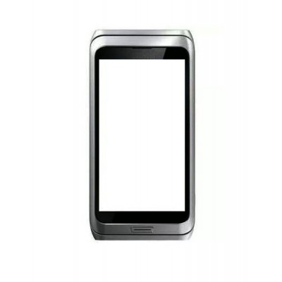 Replacement Front Glass For Nokia E7 Grey By - Maxbhi.com