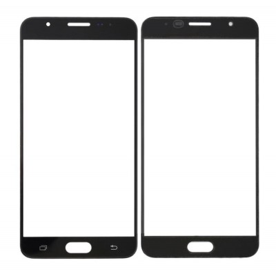 Replacement Front Glass For Samsung Galaxy J7 Prime Black By - Maxbhi Com