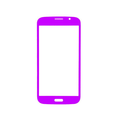 Replacement Front Glass For Samsung Galaxy Mega 5.8 I9150 Purple By - Maxbhi.com