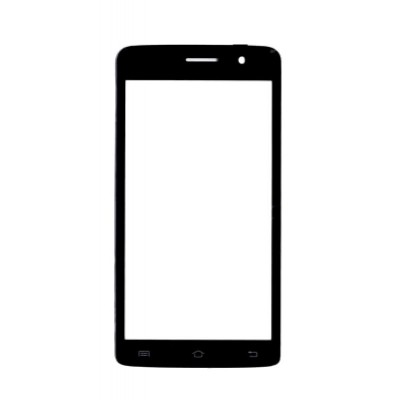 Replacement Front Glass For Vivo Y22 Black By - Maxbhi.com