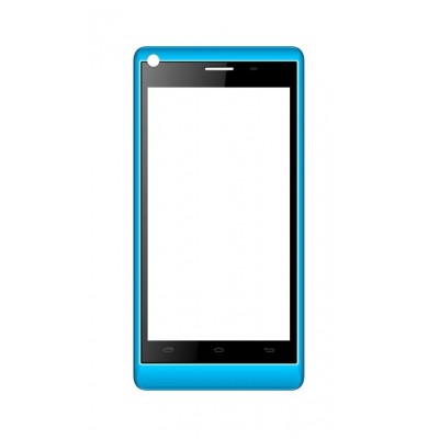 Replacement Front Glass For Celkon Millennium Vogue Q455 Blue By - Maxbhi.com