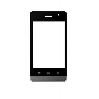 Replacement Front Glass For Karbonn A108 Black By - Maxbhi.com