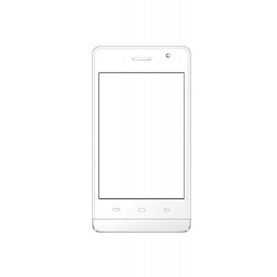 Replacement Front Glass For Karbonn A108 White By - Maxbhi.com