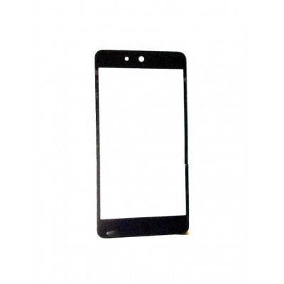 Replacement Front Glass For Micromax Canvas Juice 3 Q392 Black By - Maxbhi.com