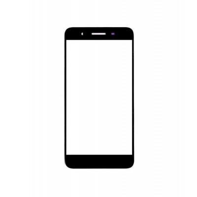 Replacement Front Glass For Micromax Canvas Juice 4g Q461 Black By - Maxbhi.com