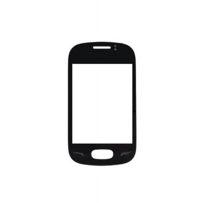 Replacement Front Glass For Samsung Rex 70 S3802 Black By - Maxbhi.com