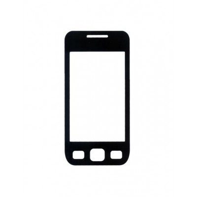 Replacement Front Glass For Samsung Wave 2 Black By - Maxbhi.com