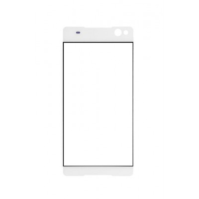 Replacement Front Glass For Sony Xperia C5 Ultra Dual White By - Maxbhi.com