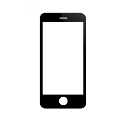Replacement Front Glass For Spice M6112 Black By - Maxbhi.com