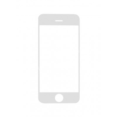 Replacement Front Glass For Apple Iphone 16gb White By - Maxbhi.com