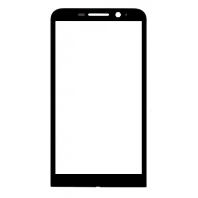 Replacement Front Glass For Blackberry Z30 Black By - Maxbhi Com