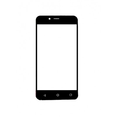 Replacement Front Glass For Intex Aqua Turbo 4g Black By - Maxbhi.com