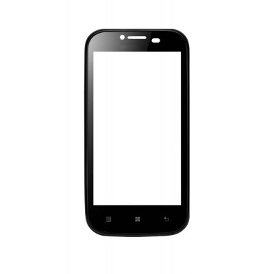 Replacement Front Glass For Lenovo A706 Black By - Maxbhi.com