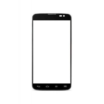 Replacement Front Glass For Lg Pro Lite Dual D686 Black By - Maxbhi.com