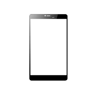 Replacement Front Glass For Micromax Canvas Tab P690 White By - Maxbhi.com