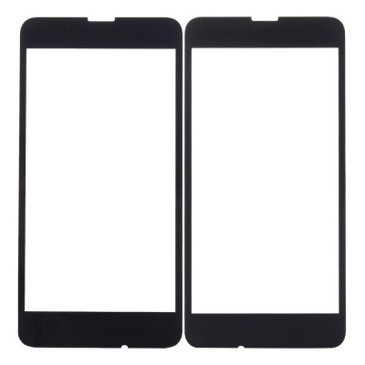 Replacement Front Glass For Nokia Lumia 630 Dual Sim Rm978 Black By - Maxbhi Com