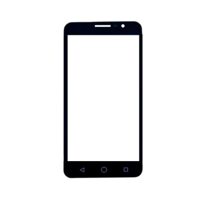 Replacement Front Glass For Panasonic Eluga L2 Black By - Maxbhi.com