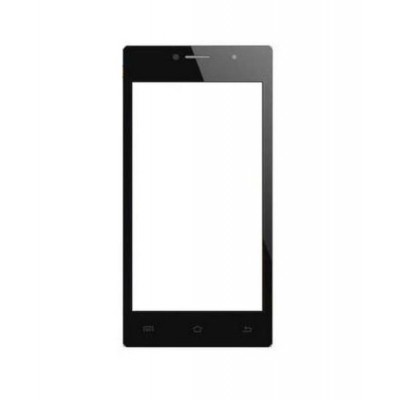 Replacement Front Glass For Spice Mi449 3g Black By - Maxbhi.com