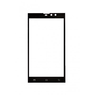 Replacement Front Glass For Xolo Q1100 Black By - Maxbhi.com