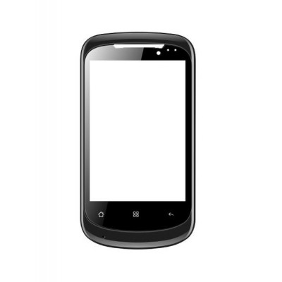 Replacement Front Glass For Celkon A 107 Plus Black By - Maxbhi.com