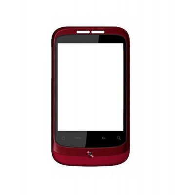 Replacement Front Glass For Htc Wildfire A3333 Red By - Maxbhi.com