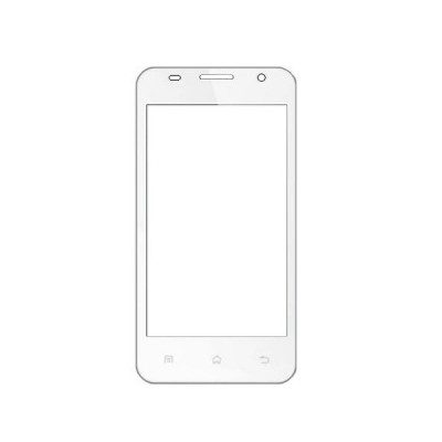Replacement Front Glass For Karbonn A10 White By - Maxbhi.com