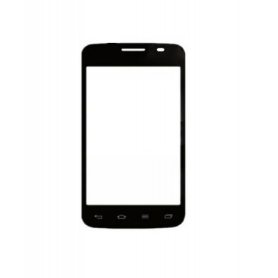 Replacement Front Glass For Lg Optimus L4 Ii Dual E445 Black By - Maxbhi.com