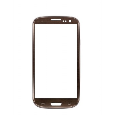 Replacement Front Glass For Samsung Galaxy S3 Brown By - Maxbhi.com