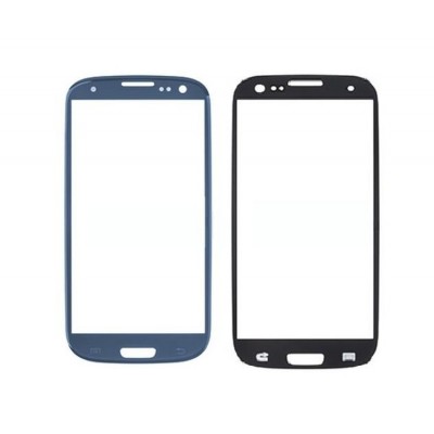 Replacement Front Glass For Samsung Galaxy S Iii T999 Blue By - Maxbhi Com