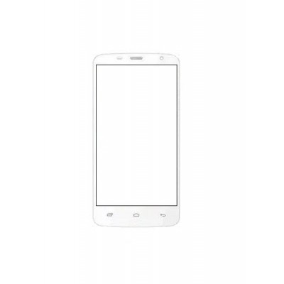Replacement Front Glass For Spice Mi504 Smart Flo Mettle 5x White By - Maxbhi.com