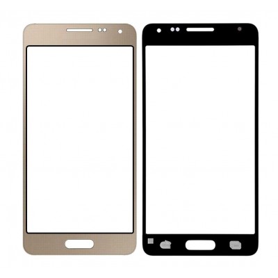 Replacement Front Glass For Samsung Galaxy Alpha Smg850y Gold By - Maxbhi Com