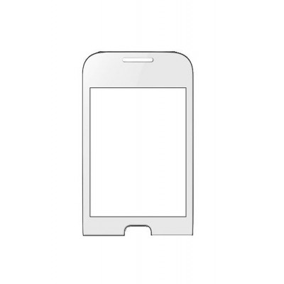 Replacement Front Glass For Samsung Rex 60 C3312r White By - Maxbhi.com