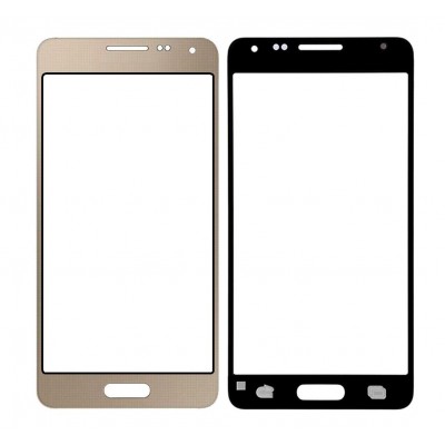 Replacement Front Glass For Samsung Galaxy Alfa Gold By - Maxbhi Com