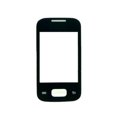 Replacement Front Glass For Samsung Galaxy Pocket Plus Gts5301 Black By - Maxbhi.com