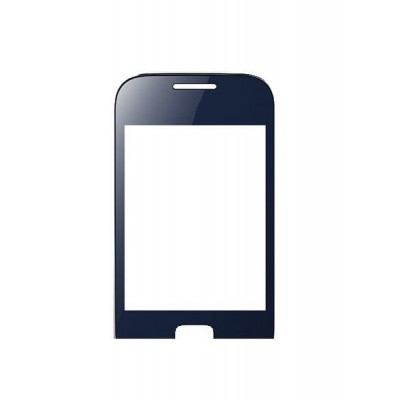 Replacement Front Glass For Samsung Rex 60 C3310r With Single Sim Blue By - Maxbhi.com